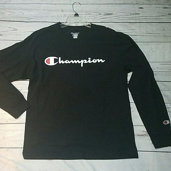 Other - Champion long sleeve tee shirt black